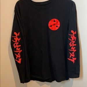 NARUTO SHIPPUDEN black long sleeve